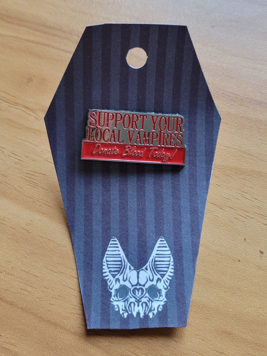 Jewelry - 💀NEW💀 Support Your Local Vampires Enamel Pin